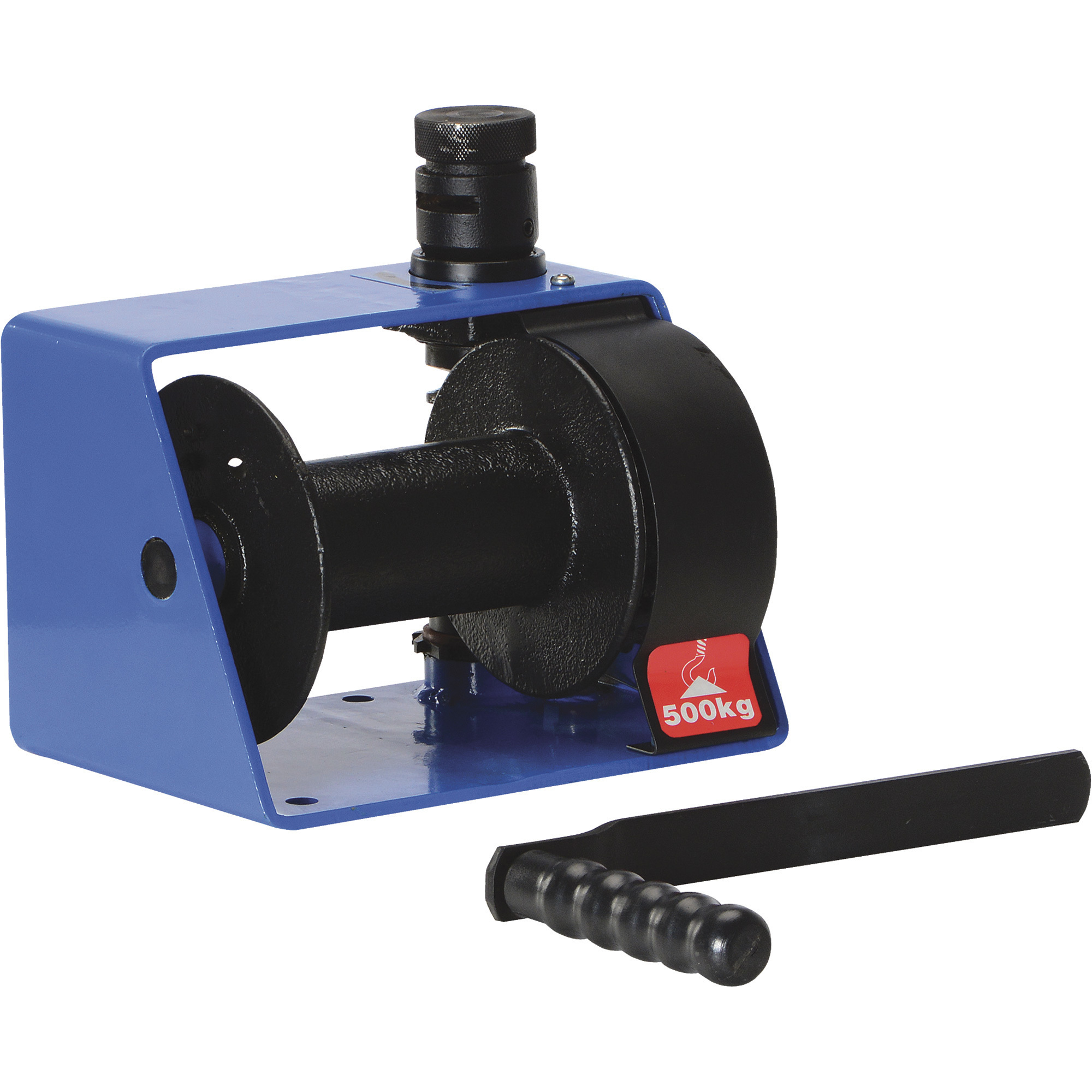 Vestil Worm Gear Hand Winch - 1000-Lb. Capacity, Single Speed, Vertical Handle, Model# HWV-1000